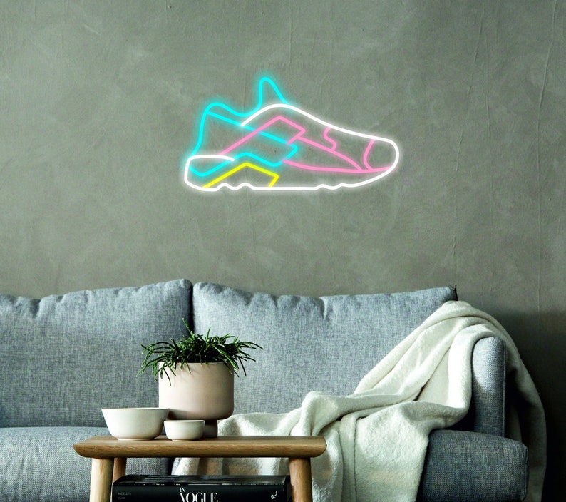 Green Shoe Shop LED Neon Sign - Shoes Neon Signs - Everything Neon
