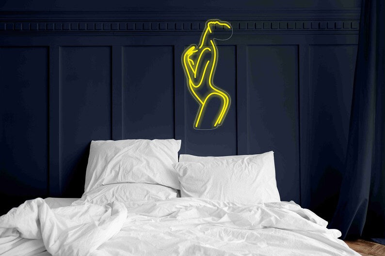 Female Silhouette' LED Neon Sign