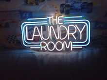 Load image into Gallery viewer, Neon sign inscription the laundry room, laundry neon sign, Neon Signs for Laundromats, LED Neon Signs
