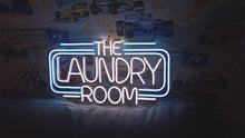 Load and play video in Gallery viewer, Neon sign inscription the laundry room, laundry neon sign, Neon Signs for Laundromats, LED Neon Signs
