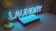 Load and play video in Gallery viewer, Neon sign Laundry, inscription laundry led light, neon sign for laundry business, Laundry logo neon sign, Laundry text led light, laundry
