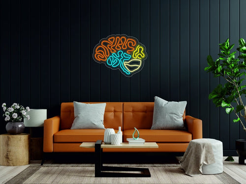 Human Brain - LED light neon sign, lamp decor for wall neonartUA